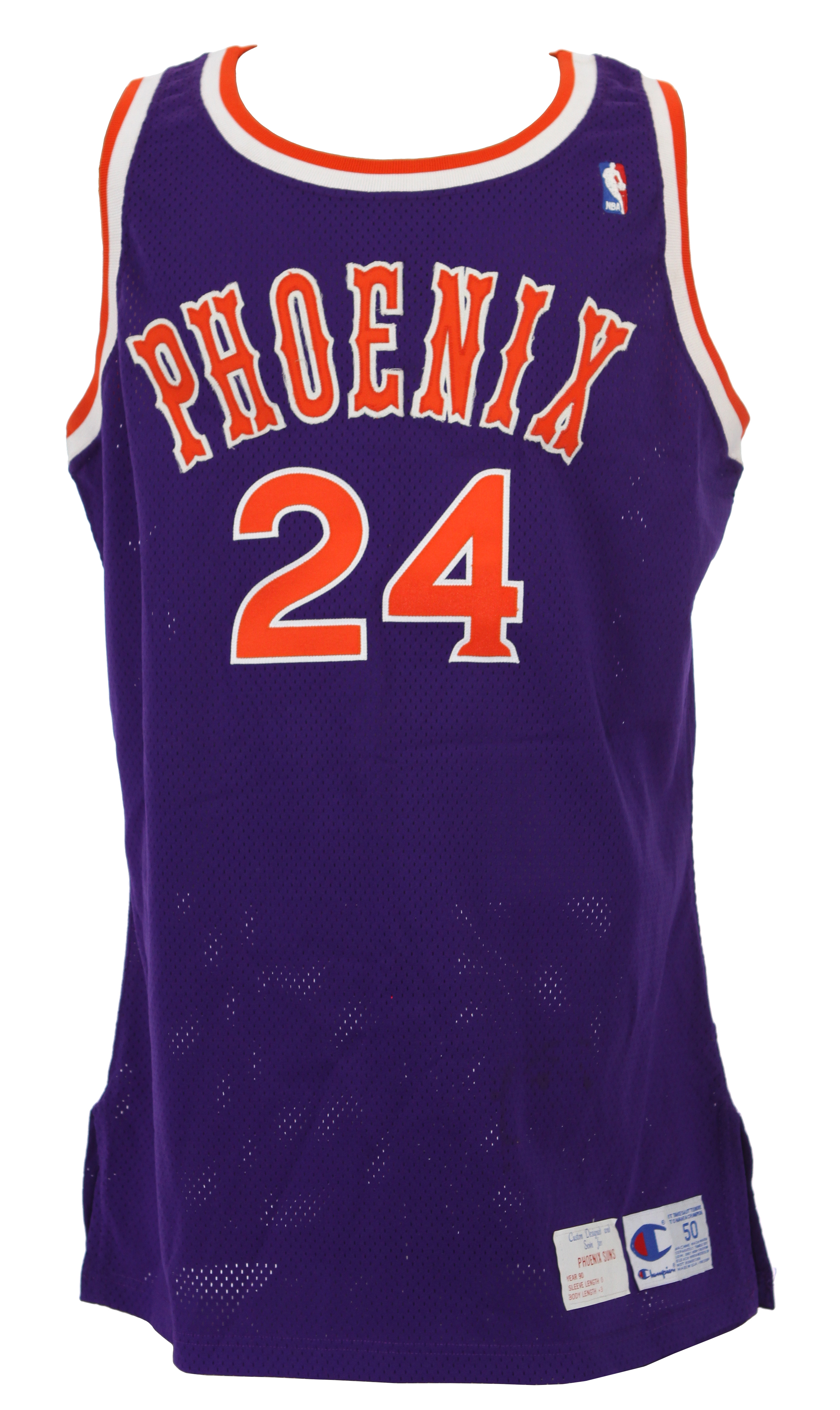 Lot Detail 1990 91 Tom Chambers Phoenix Suns Game Worn Road