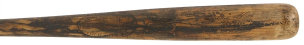 1927 Gus Hill H&B Louisville Slugger Sidewritten 33" Store Model Bat 