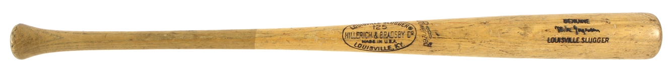 1973-75 Mike Jorgensen Montreal Expos H&B Louisville Slugger Professional Model Game Used Bat (MEARS LOA)