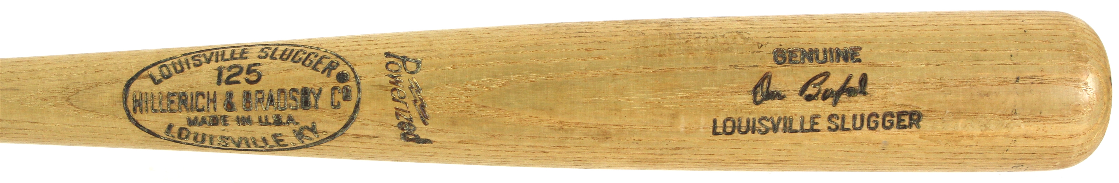1969-72 Don Buford Baltimore Orioles H&B Louisville Slugger Professional Model Game Used Bat (MEARS LOA)