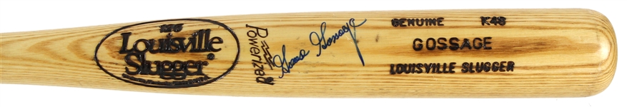 1984-85 Goose Gossage San Diego Padres Signed Louisville Slugger Professional Model Bat (MEARS LOA/JSA)