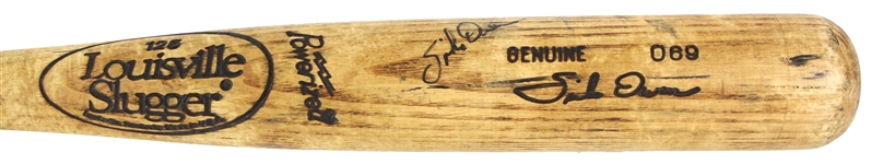 1990 Spike Owen Montreal Expos Signed Louisville Slugger Professional Model Game Used Bat (MEARS LOA)