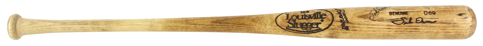 1990 Spike Owen Montreal Expos Signed Louisville Slugger Professional Model Game Used Bat (MEARS LOA)