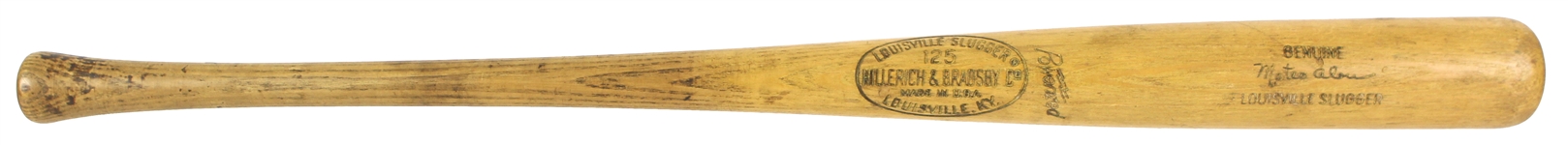 1966-68 Mateo Matty Alou Pittsburgh Pirates H&B Louisville Slugger Professional Model Game Used Bat (MEARS LOA)