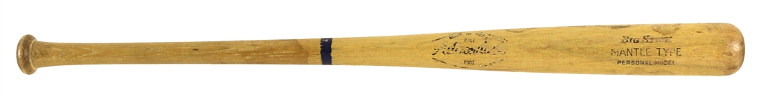1930's-70's Store Model Baseball Bat Collection - Lot of 4 w/ Lou Gehrig, Mickey Mantle & More