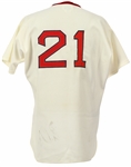 1978 Mike Torrez Boston Red Sox Signed Game Worn Home Jersey (MEARS LOA/JSA)