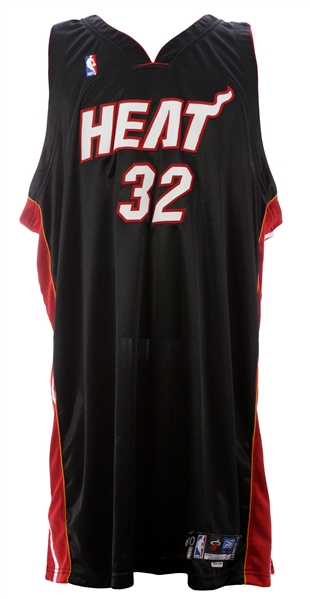 2004-05 Shaquille ONeal Miami Heat Game Worn Road Jersey (MEARS LOA)