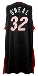 2004-05 Shaquille O'Neal Miami Heat Game Worn Road Jersey (MEARS LOA)