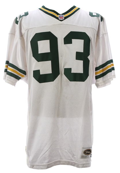 1993-2003 Gilbert Brown Green Bay Packers Signed Road Jersey (JSA)