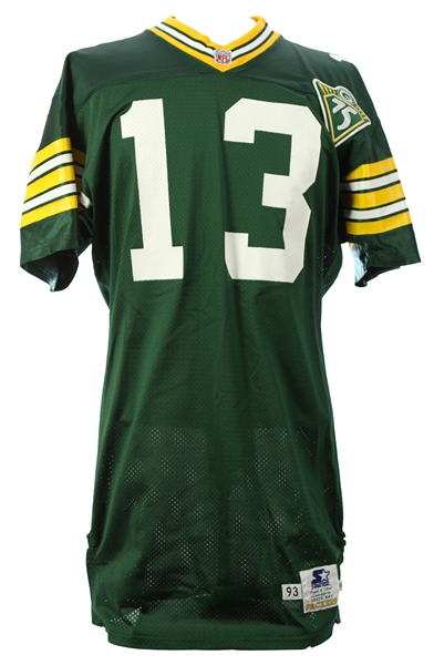 1993 Chris Jacke Green Bay Packers Signed Home Jersey (MEARS LOA/JSA)