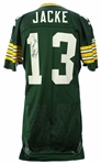 1993 Chris Jacke Green Bay Packers Signed Home Jersey (MEARS LOA/JSA)