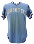 1978 Larry Gura Kansas City Royals Game Worn Road Jersey (MEARS LOA)