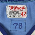 1978 Larry Gura Kansas City Royals Game Worn Road Jersey (MEARS LOA)