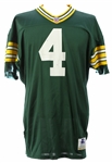 1992 Brett Favre Green Bay Packers Autographed Home Jersey (MEARS / JSA LOA) “Favre’s Rookie Season in GB”