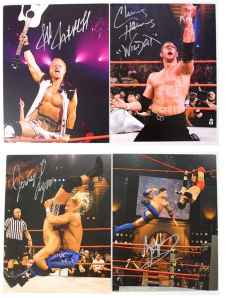 1990s-2000s Basketball Wrestling Football NASCAR Memorabilia Collection - Lot of 82 w/ 33 Signed (JSA)
