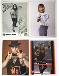 1990's-2000's Basketball Wrestling Football NASCAR Memorabilia Collection - Lot of 82 w/ 33 Signed (JSA)