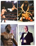 1990's-2000's Basketball Wrestling Football NASCAR Memorabilia Collection - Lot of 82 w/ 33 Signed (JSA)