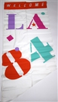 1984 Los Angeles Olympics 32" x 78" Welcome Banner