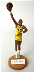1989 Kareem Abdul Jabbar Los Angeles Lakers 12" Gartlan Figure w/ Signed Cut (Gartlan COA)