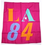 1984 Los Angeles Olympics Flag Collection - Lot of 7
