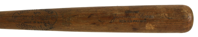 1929-31 Jimmie Foxx Philadelphia Athletics H&B Louisville Slugger Store Model Bat  