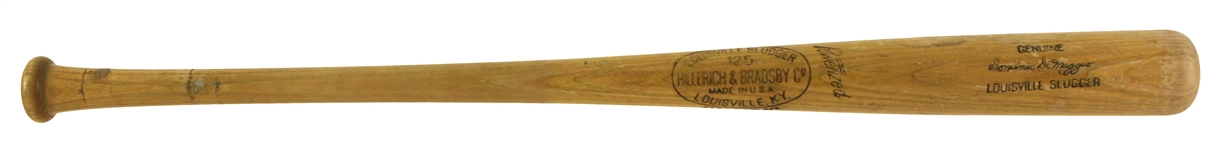 1950-53 Dominic DiMaggio Boston Red Sox H&B Louisville Slugger Professional Model Game Used Bat (MEARS LOA)