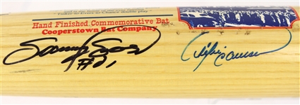 2000's Chicago Cubs Multi Signed Cooperstown Bat Co. Wrigley Field Commemorative Bat w/ 8 Signatures Including Ernie Banks, Fergie Jenkins, Ron Santo & More (JSA)