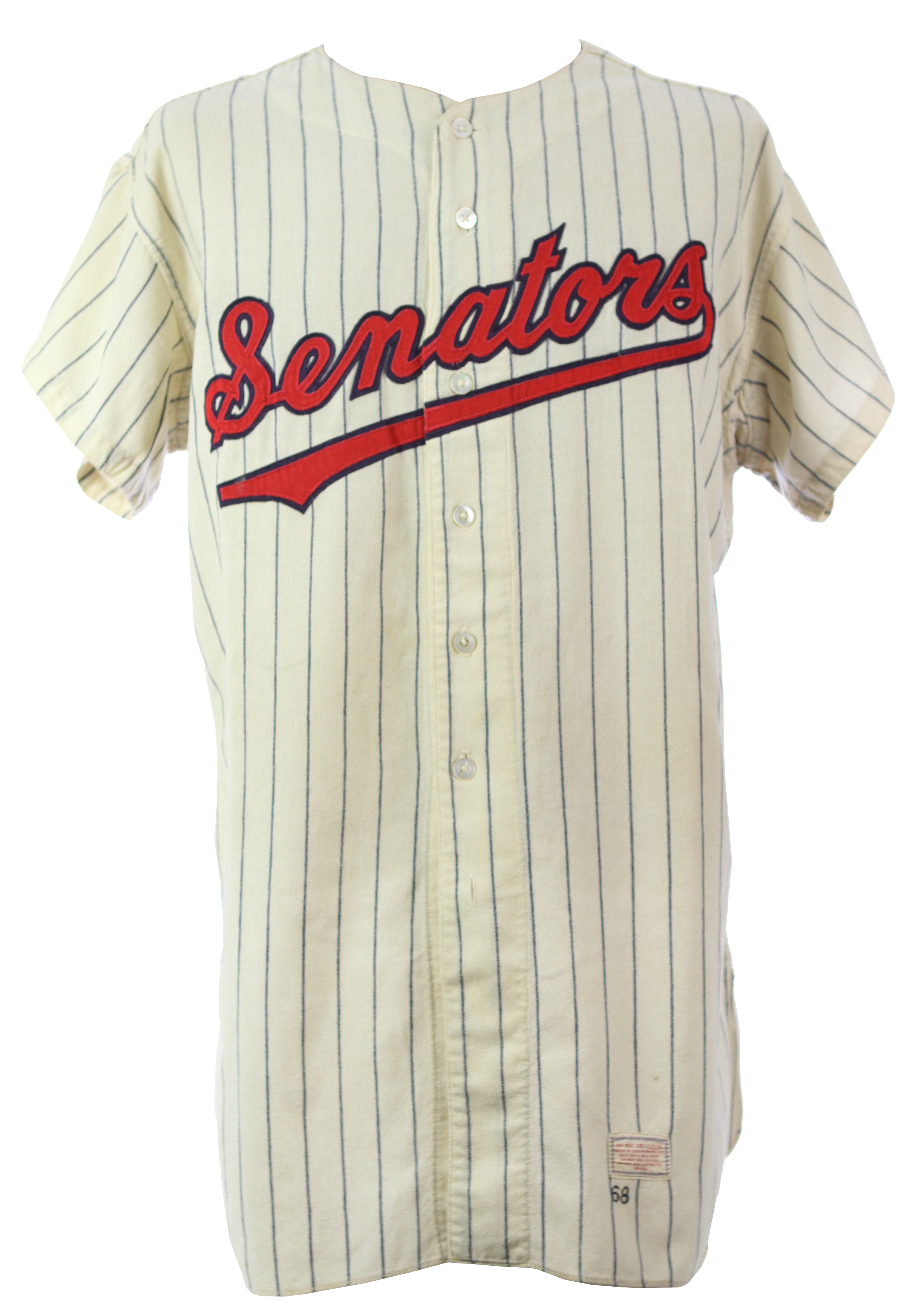 1961 Washington Senators Game Worn Jersey - Brinkman/Stevens