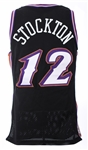 1998-99 John Stockton Utah Jazz Game Worn Alternate Jersey (MEARS LOA)