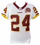 2007 (November 4) Shawn Springs Washington Redskins Game Worn Road Jersey (MEARS LOA)