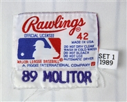 1989 Paul Molitor Milwaukee Brewers Signed Game Worn Home Jersey (MEARS A8/JSA)
