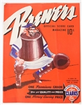 1950 Milwaukee Brewers Borchert Field American Association Unscored Game Program