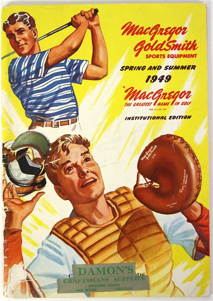 1949 MacGregor Goldsmith Spring & Summer Institutional Edition Sporting Goods Catalog