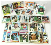 1940s-80s Baseball Card Collection - Lot of 250 w/ Rickey Henderson Rookie, Robin Yount Rookie & More