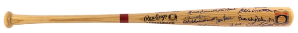 1990s Hall of Famer Multi Signed Rawlings Adirondack Hall of Fame Bat w/ 36 Signatures Including Yogi Berra, Duke Snider, Tom Seaver & More (JSA)