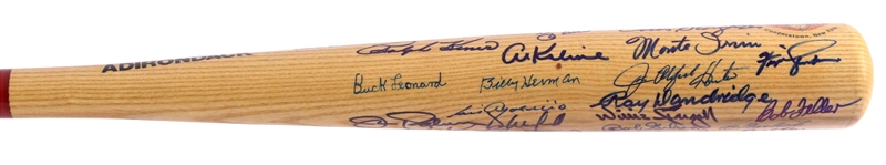 1990's Hall of Famer Multi Signed Rawlings Adirondack Hall of Fame Bat w/ 36 Signatures Including Yogi Berra, Duke Snider, Tom Seaver & More (JSA)