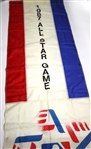 1980's Football & Baseball Memorabilia Collection - Lot of 5 w/ Blank Jerseys, Pants, Super Bowl XVII Coat & 1987 MLB All Star Banner 
