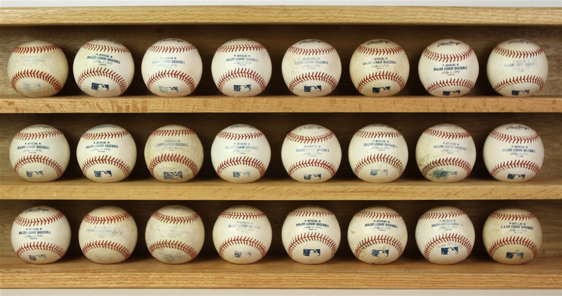 2000-14 Official Major League Selig Batting Practice/Spring Training Baseball Collection - Lot of 115 (MEARS LOA)