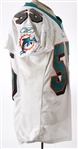 2004 Junior Seau Miami Dolphins Game Worn Road Jersey (MEARS A10 & PSA/DNA)