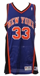 1995-96 Patrick Ewing New York Knicks Signed Game Worn Road Jersey (MEARS LOA)