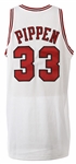 1998 Scottie Pippen Chicago Bulls NBA Finals Home Jersey (MEARS LOA/Nike Letter)
