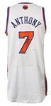 2011-12 Carmelo Anthony New York Knicks Autographed Game Worn Home Jersey (MEARS LOA)
