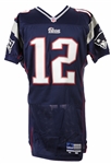 2000 Tom Brady New England Patriots Game Worn Home Jersey (MEARS LOA) Rookie Season