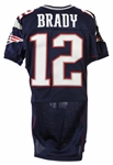 2000 Tom Brady New England Patriots Game Worn Home Jersey (MEARS LOA) Rookie Season