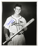 1980s Stan Musial St. Louis Cardinals Signed 16" x 20" Photo (JSA)
