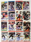 1980's-90's Signed Hockey Card Collection - Lot of 408 (JSA)
