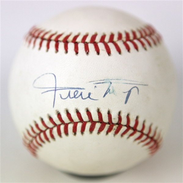 1989-94 Willie Mays San Francisco Giants Signed ONL White Baseball (JSA)
