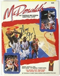 1996 McDonalds All American Game Signed Program w/ 5 Signatures Including Kobe Bryant & More (JSA)