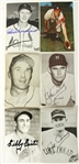 1940s-60s Baseball Photo & Postcard Collection - Lot of 11 w/ 10 Signed Including Eddie Mathews, Joe Adcock, Red Schoendienst & More (JSA)