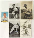 1940's-60's Baseball Photo & Postcard Collection - Lot of 11 w/ 10 Signed Including Eddie Mathews, Joe Adcock, Red Schoendienst & More (JSA)